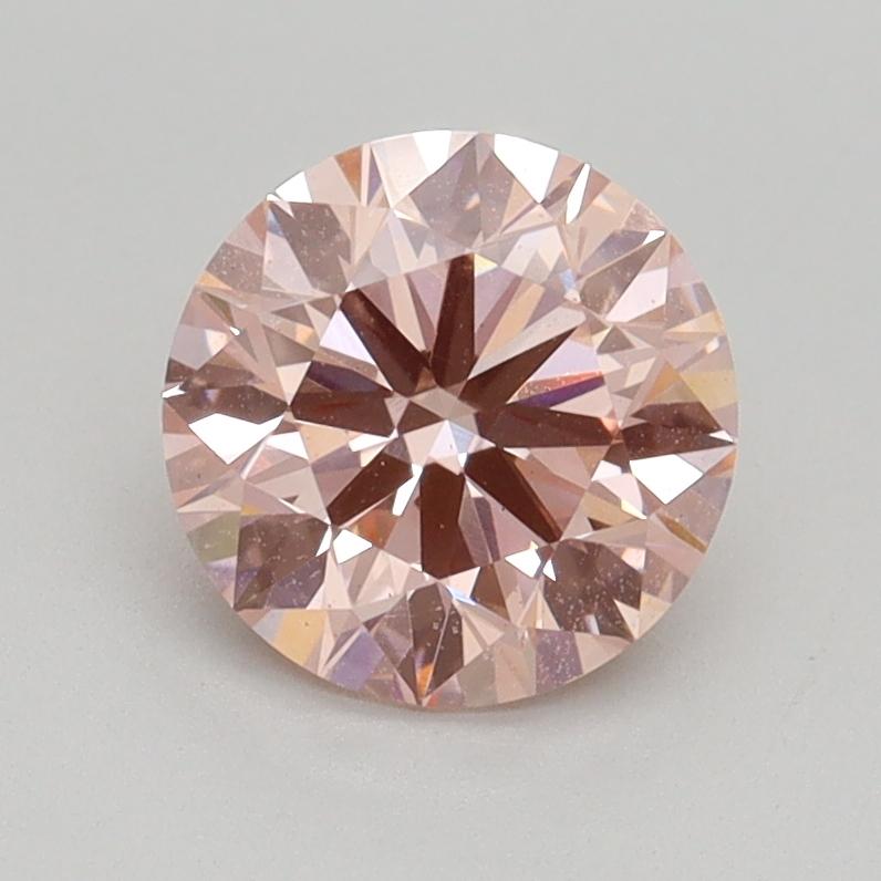1.30 Ct. Fancy Intense Pink Round Lab Grown Diamond