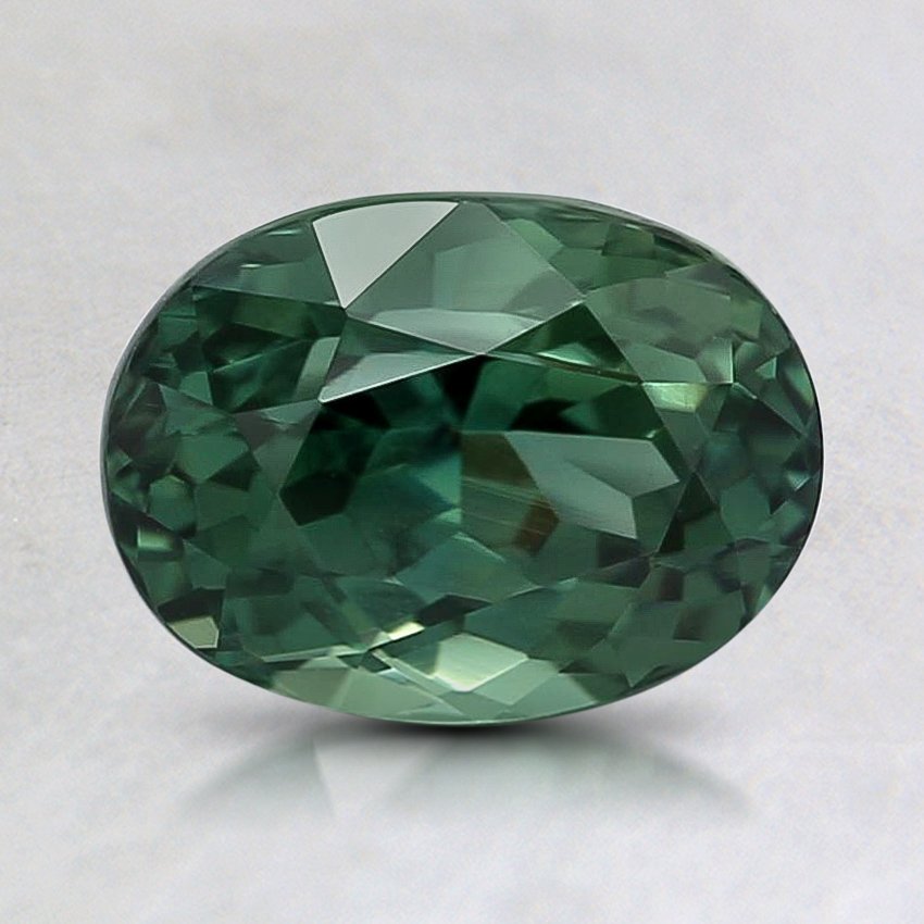 8x6mm Teal Oval Sapphire