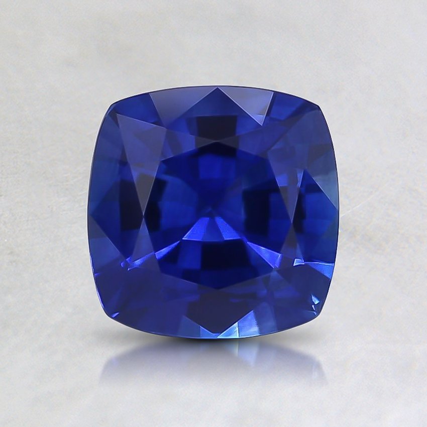6mm Super Premium Blue Cushion Sapphire
