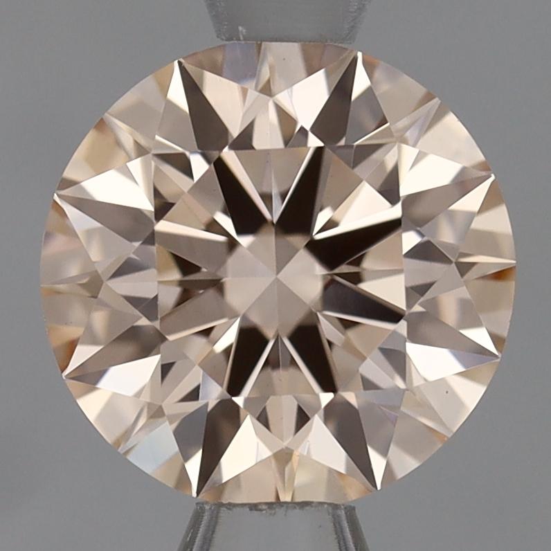 1.03 Ct. Fancy Light Orange Round Lab Grown Diamond