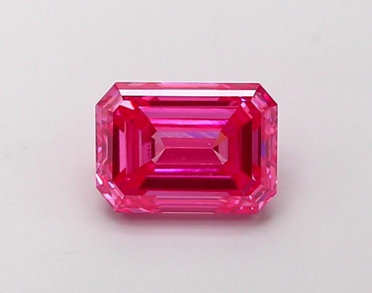 1.02 Ct. Fancy Vivid  Pink Emerald Lab Grown Diamond
