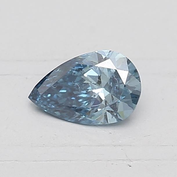 0.36 Ct. Fancy Vivid Blue Pear Lab Grown Diamond