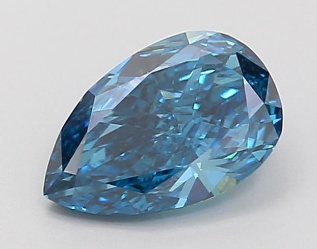 0.89 Ct. Fancy Vivid Blue Pear Lab Grown Diamond