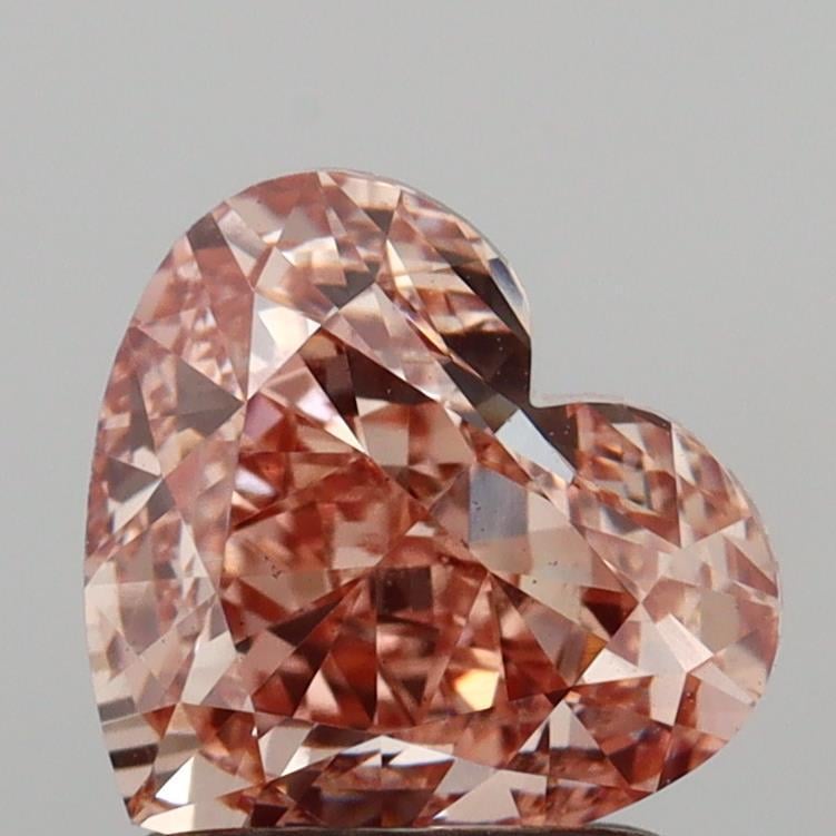 1.44 Ct. Fancy Brown Heart Lab Grown Diamond