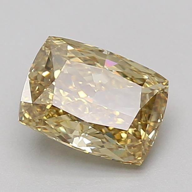 1.64 Ct. Fancy Intense Yellow Cushion Lab Grown Diamond