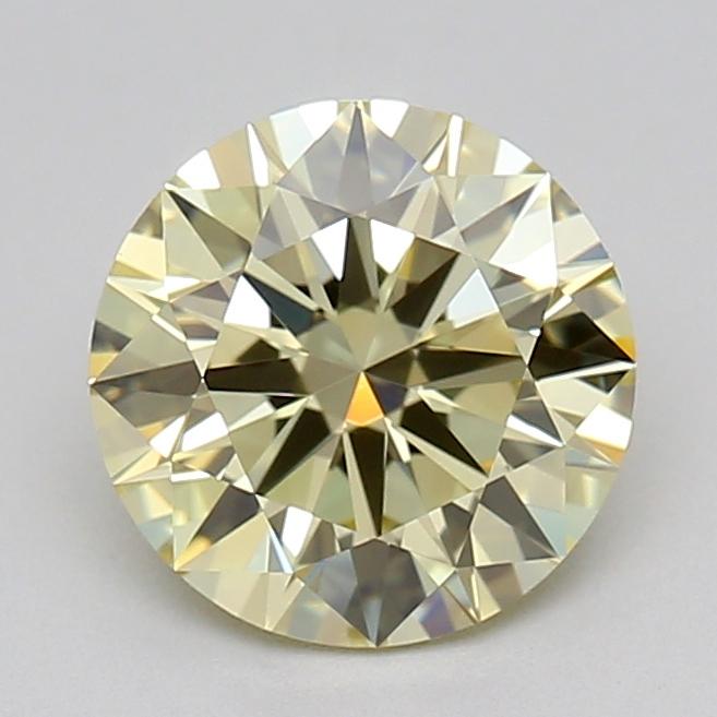1.06 Ct. Fancy Light Yellow Round Lab Grown Diamond