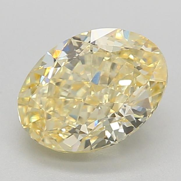 1.25 Ct. Fancy Intense Yellow Oval Lab Grown Diamond