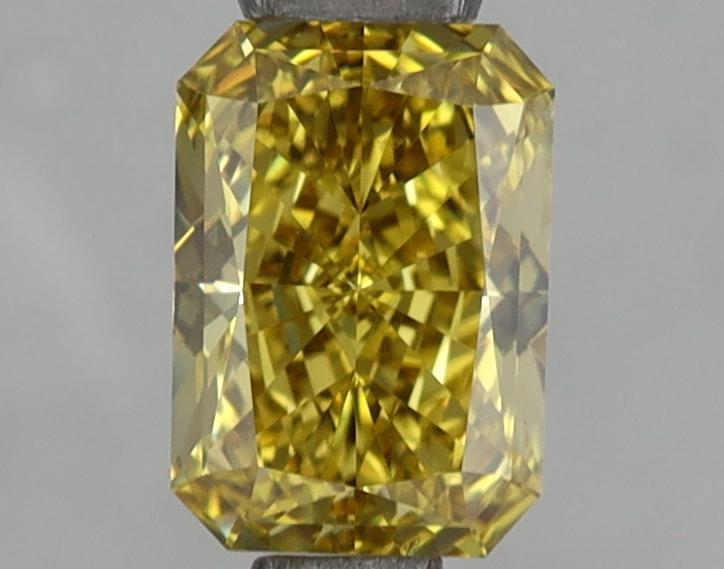 1.00 Ct. Fancy Vivid Yellow Radiant Lab Grown Diamond