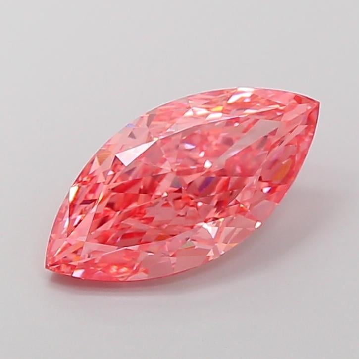 5.0 Ct. Fancy Vivid Pink Marquise Lab Grown Diamond