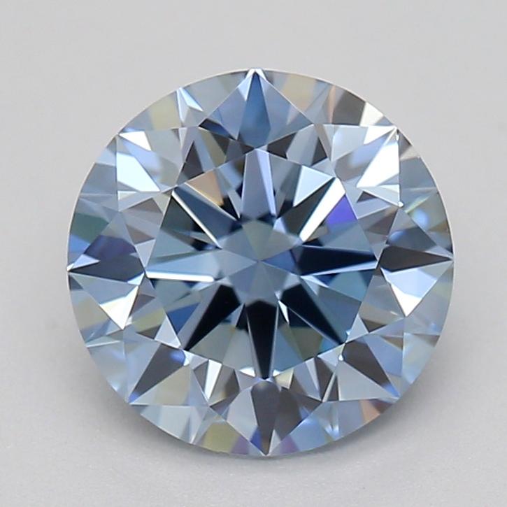 1.03 Ct. Fancy Intense  Blue Round Lab Grown Diamond