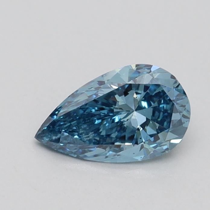 0.50 Ct. Fancy Vivid Blue Pear Lab Grown Diamond