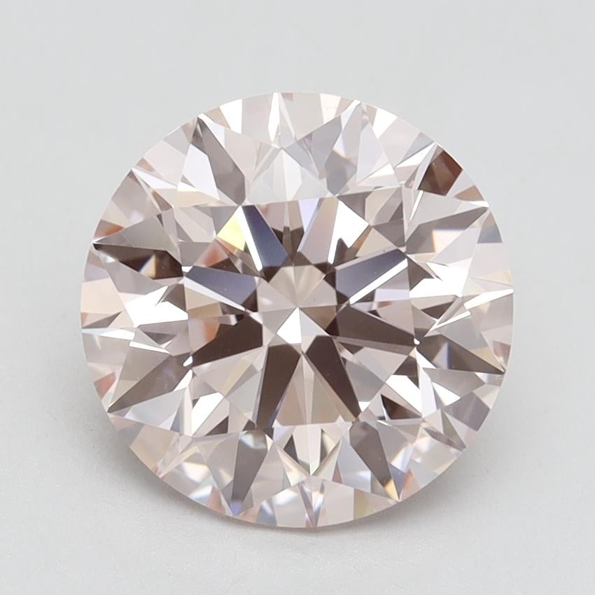 3.42 Ct. Fancy Intense Pink Round Lab Grown Diamond