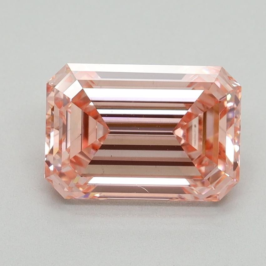 3.05 Ct. Fancy Vivid Pink Emerald Lab Grown Diamond