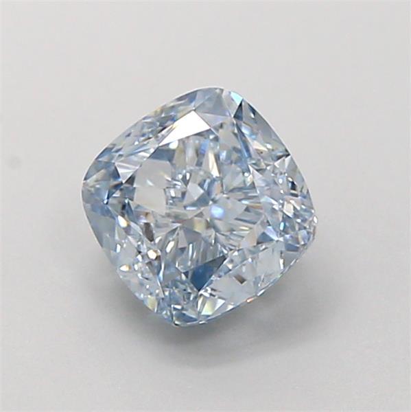 1.01 Ct. Fancy Intense  Blue Cushion Lab Grown Diamond