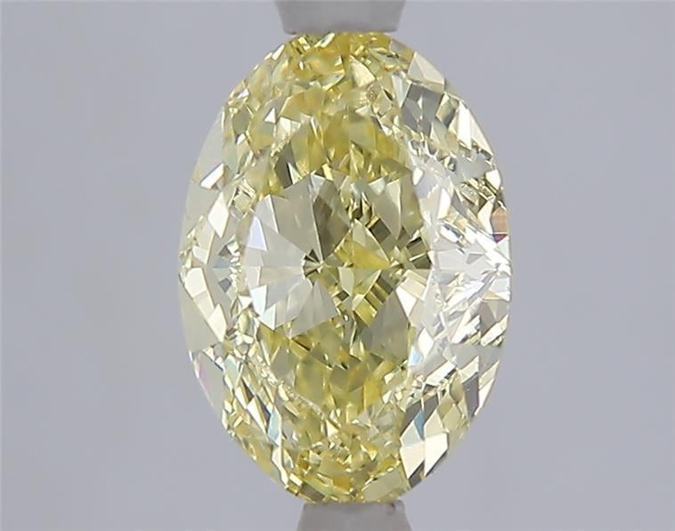 2.07 Ct. Fancy Intense  Yellow Oval Lab Grown Diamond