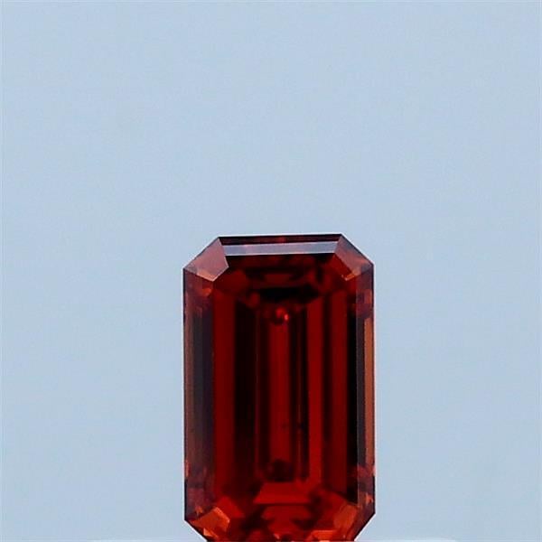 0.28 Ct. Fancy Vivid Orange Emerald Lab Grown Diamond
