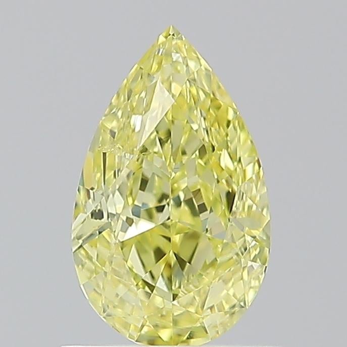 1.02 Ct. Fancy Intense  Yellow Pear Diamond