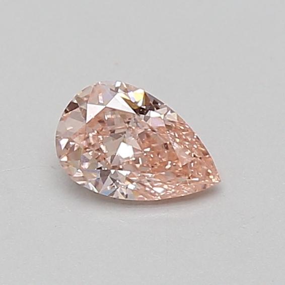 0.39 Ct. Fancy Vivid Pink Pear Lab Grown Diamond