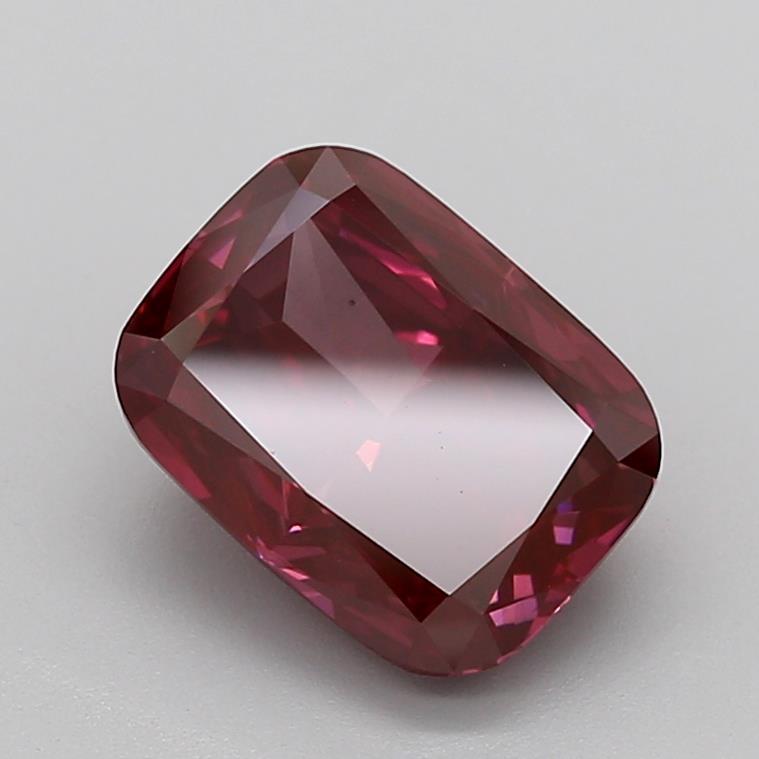 3.70 Ct. Fancy Deep Pink Cushion Lab Grown Diamond