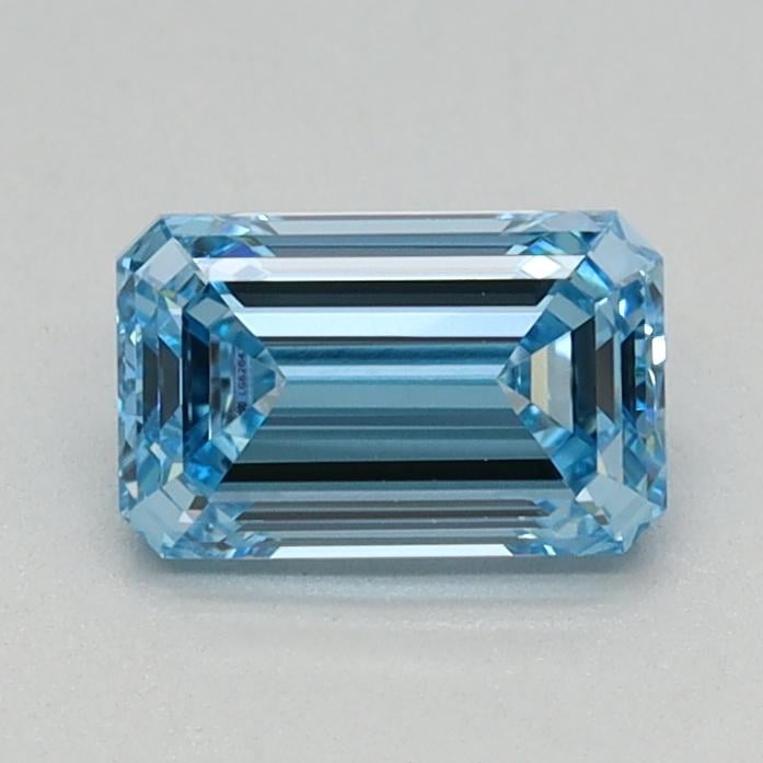 0.58 Ct. Fancy Intense Blue Emerald Lab Grown Diamond