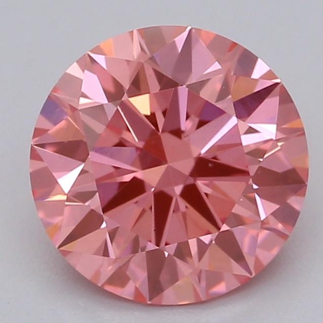 1.05 Ct. Fancy Vivid Pink Round Lab Grown Diamond