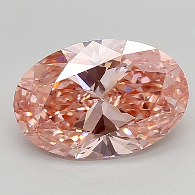 2.06 Ct. Fancy Vivid  Pink Oval Lab Grown Diamond