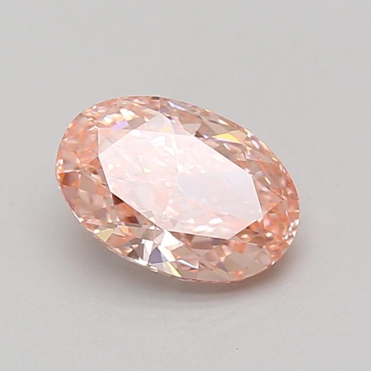 1.52 Ct. Fancy Vivid Pink Oval Lab Grown Diamond