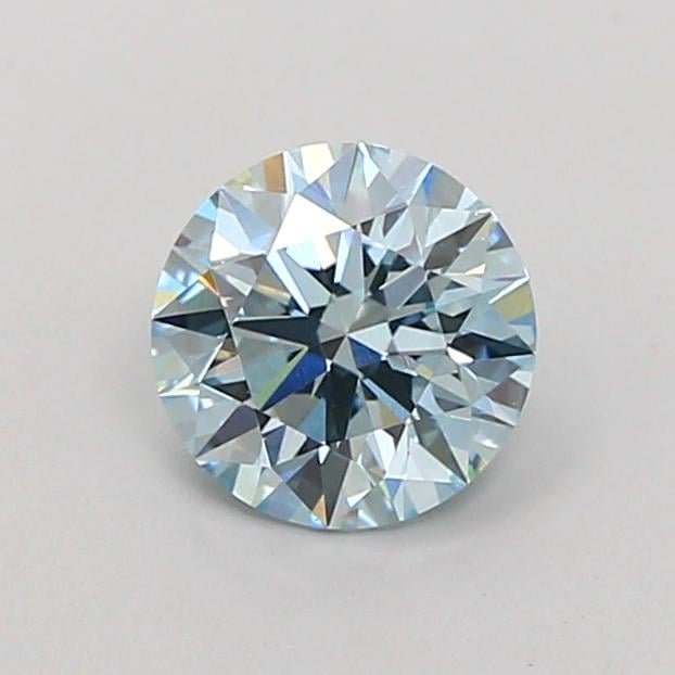 1.09 Ct. Fancy Intense  Blue Round Lab Grown Diamond