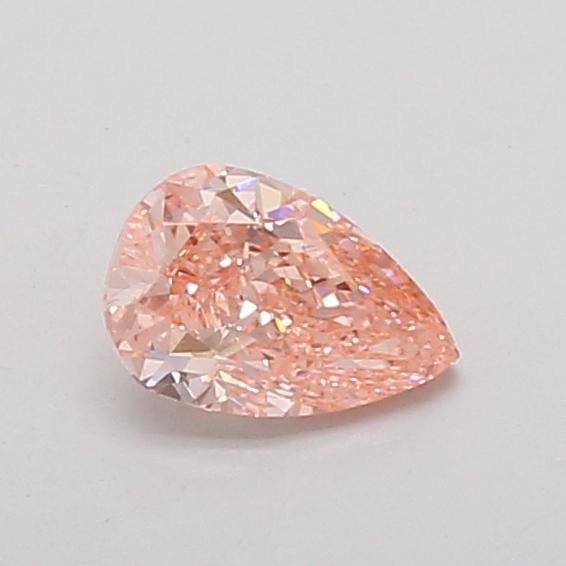 0.52 Ct. Fancy Vivid Pink Pear Lab Grown Diamond