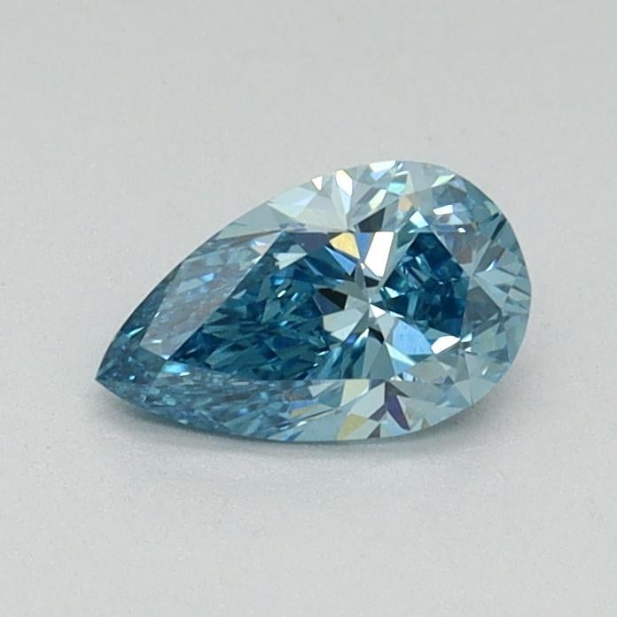 0.44 Ct. Fancy Vivid Blue Pear Lab Grown Diamond