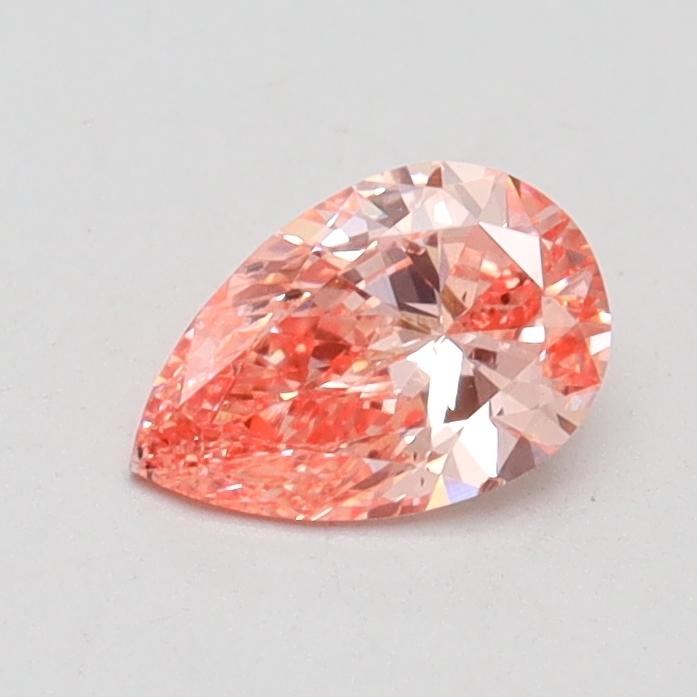 0.50 Ct. Fancy Intense Pink Pear Lab Grown Diamond