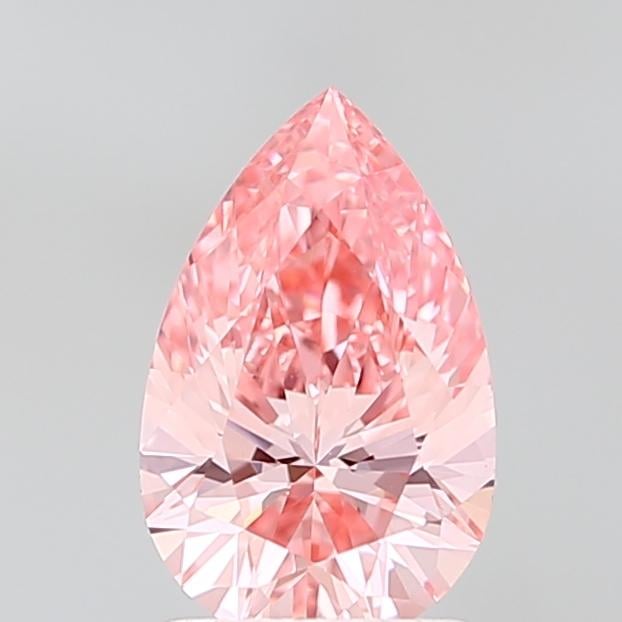 1.52 Ct. Fancy Vivid Pink Pear Lab Grown Diamond
