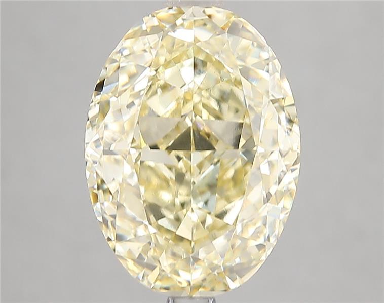 5.52 Ct. Fancy Intense Yellow Oval Lab Grown Diamond
