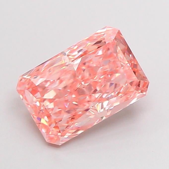 2.03 Ct. Fancy Intense Pink Radiant Lab Grown Diamond