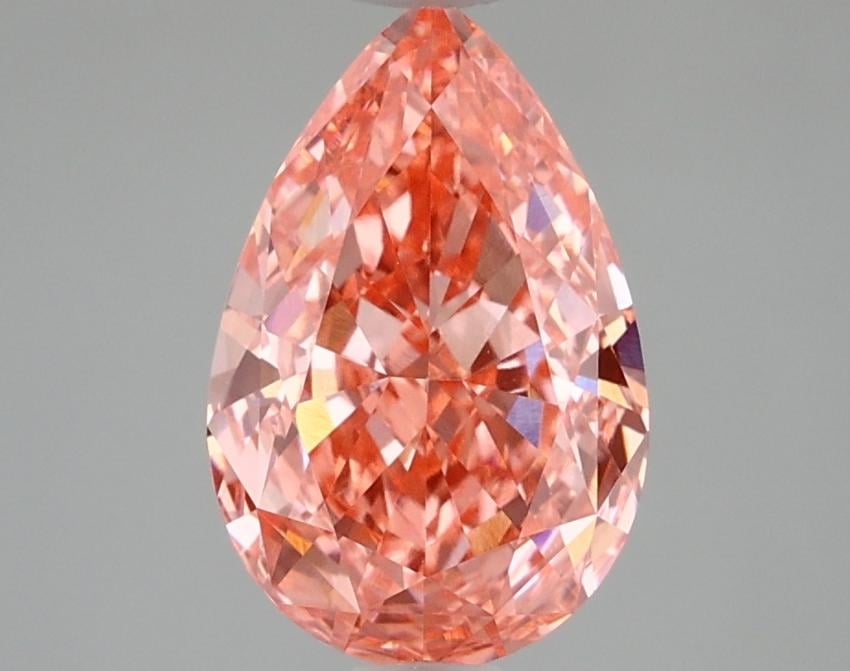 2.59 Ct. Fancy Pink Pear Lab Grown Diamond
