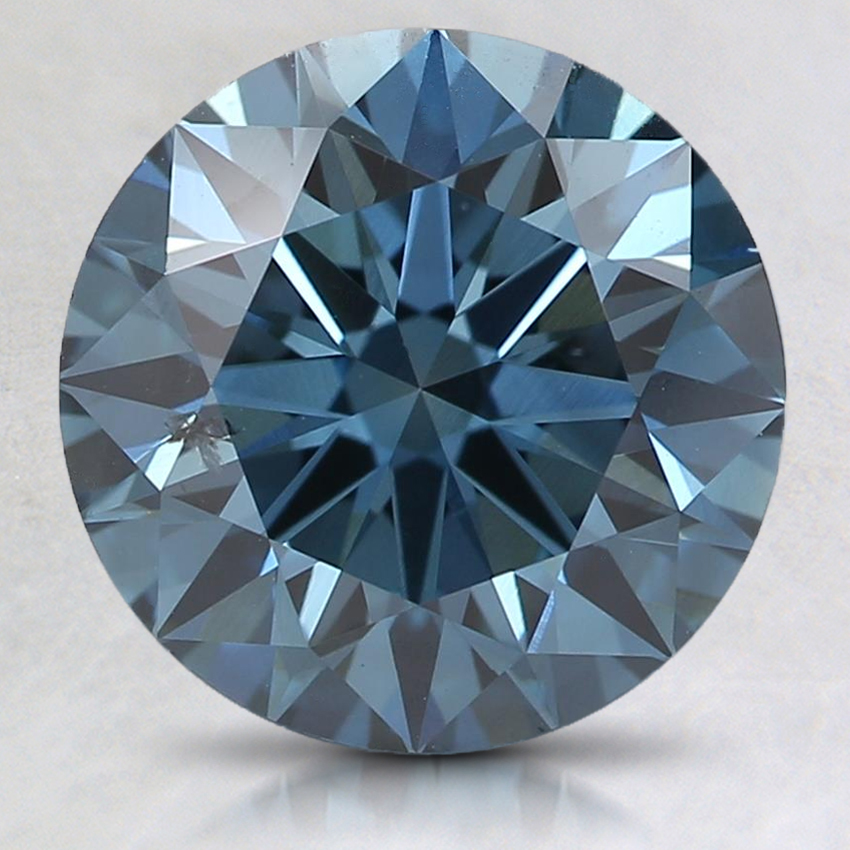 2.51 Ct. Fancy Deep Blue Round Lab Grown Diamond