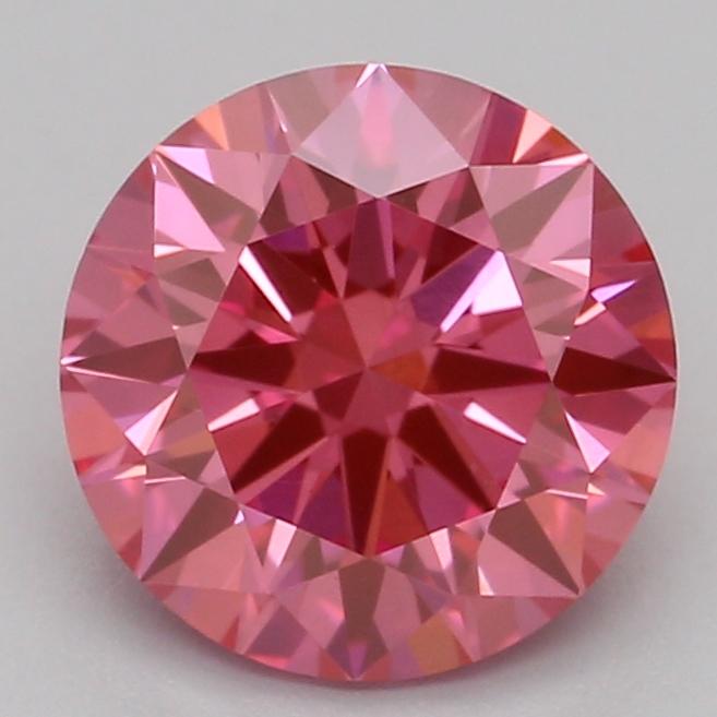 1.05 Ct. Fancy Vivid Pink Round Lab Grown Diamond