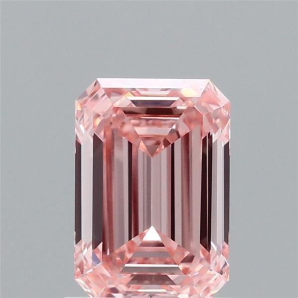 1.09 Ct. Fancy Intense Pink Emerald Lab Grown Diamond