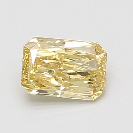 0.71 Ct. Fancy Intense Yellow Radiant Lab Grown Diamond