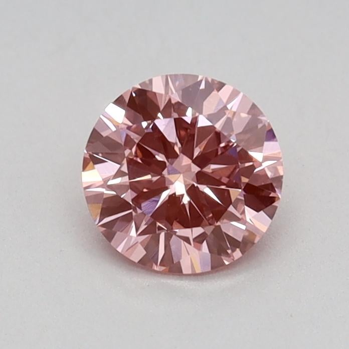0.37 Ct. Fancy Intense Pink Round Lab Grown Diamond