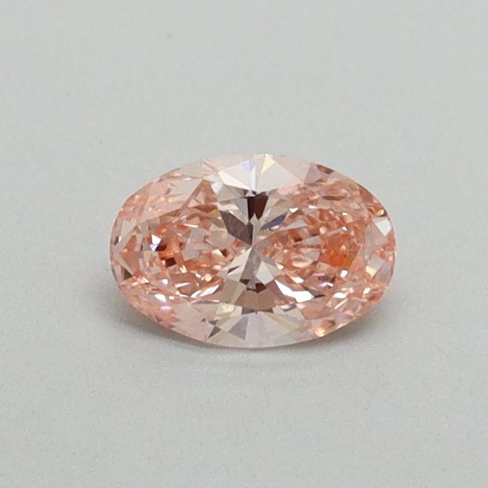0.30 Ct. Fancy Vivid Pink Oval Lab Grown Diamond
