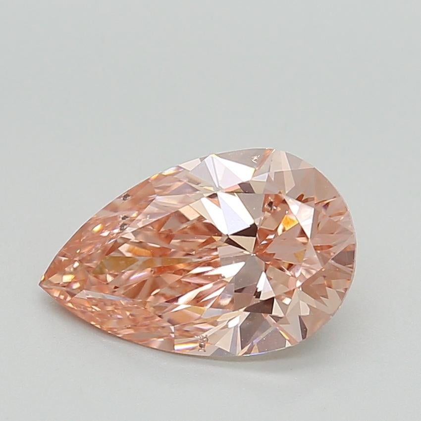 2.01 Ct. Fancy Intense Pink Pear Lab Grown Diamond