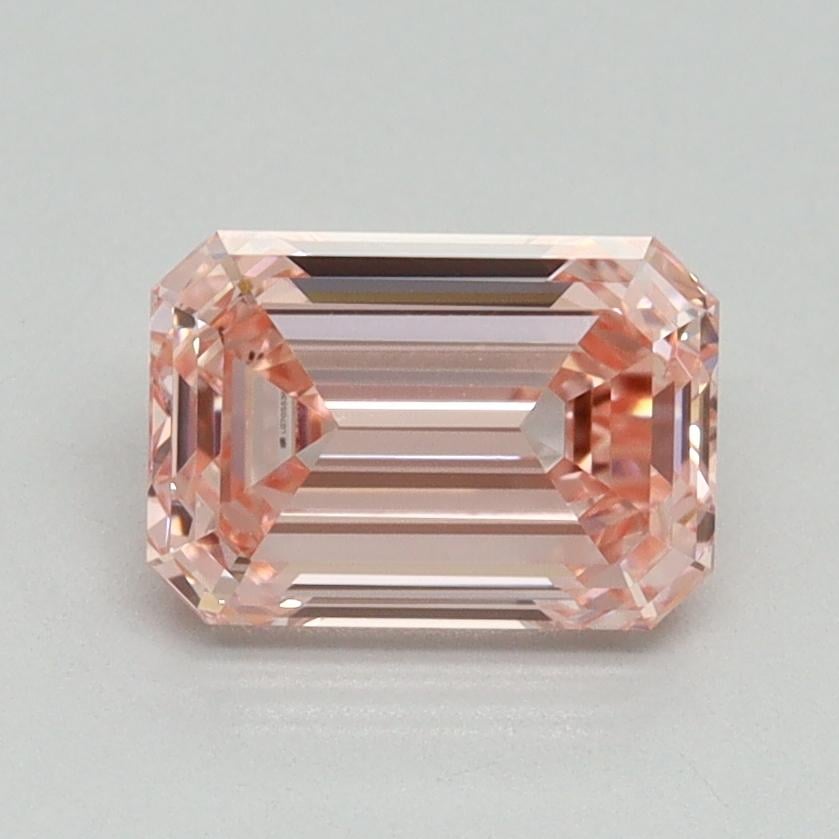 1.51 Ct. Fancy Vivid Pink Emerald Lab Grown Diamond