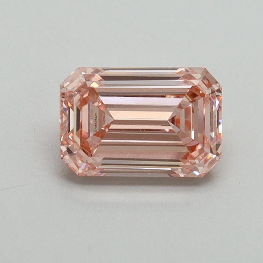 1.08 Ct. Fancy Intense Pink Emerald Lab Grown Diamond