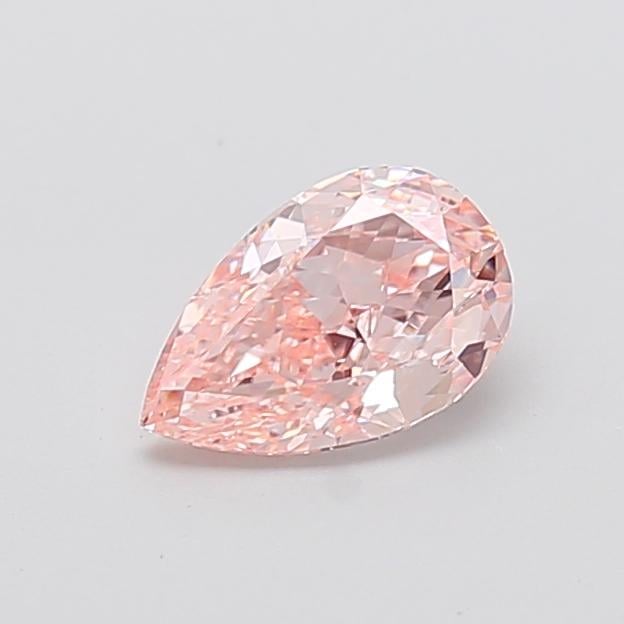 1.05 Ct. Fancy Intense  Pink Pear Lab Grown Diamond