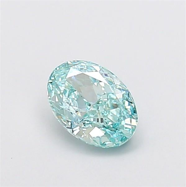 1.00 Ct. Fancy Vivid Blue Oval Lab Grown Diamond