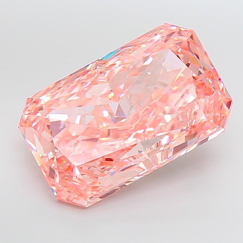 20.18 Ct. Fancy Vivid Pink Radiant Lab Grown Diamond