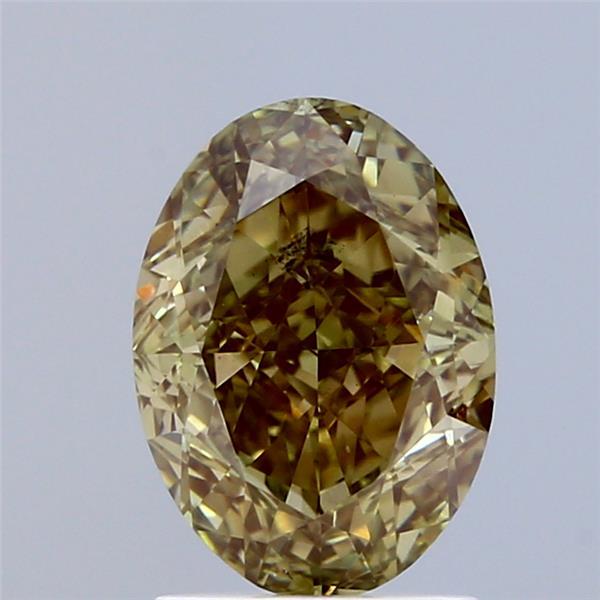 2.02 Ct. Fancy Green Oval Lab Grown Diamond