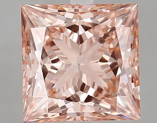 3.03 Ct. Fancy Vivid Pink Princess Lab Grown Diamond