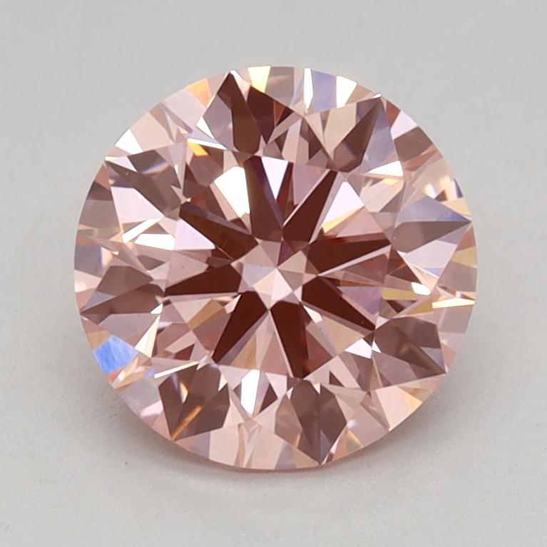 1.13 Ct. Fancy Intense Pink Round Lab Grown Diamond